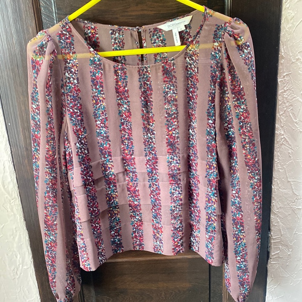 BCBG floral top